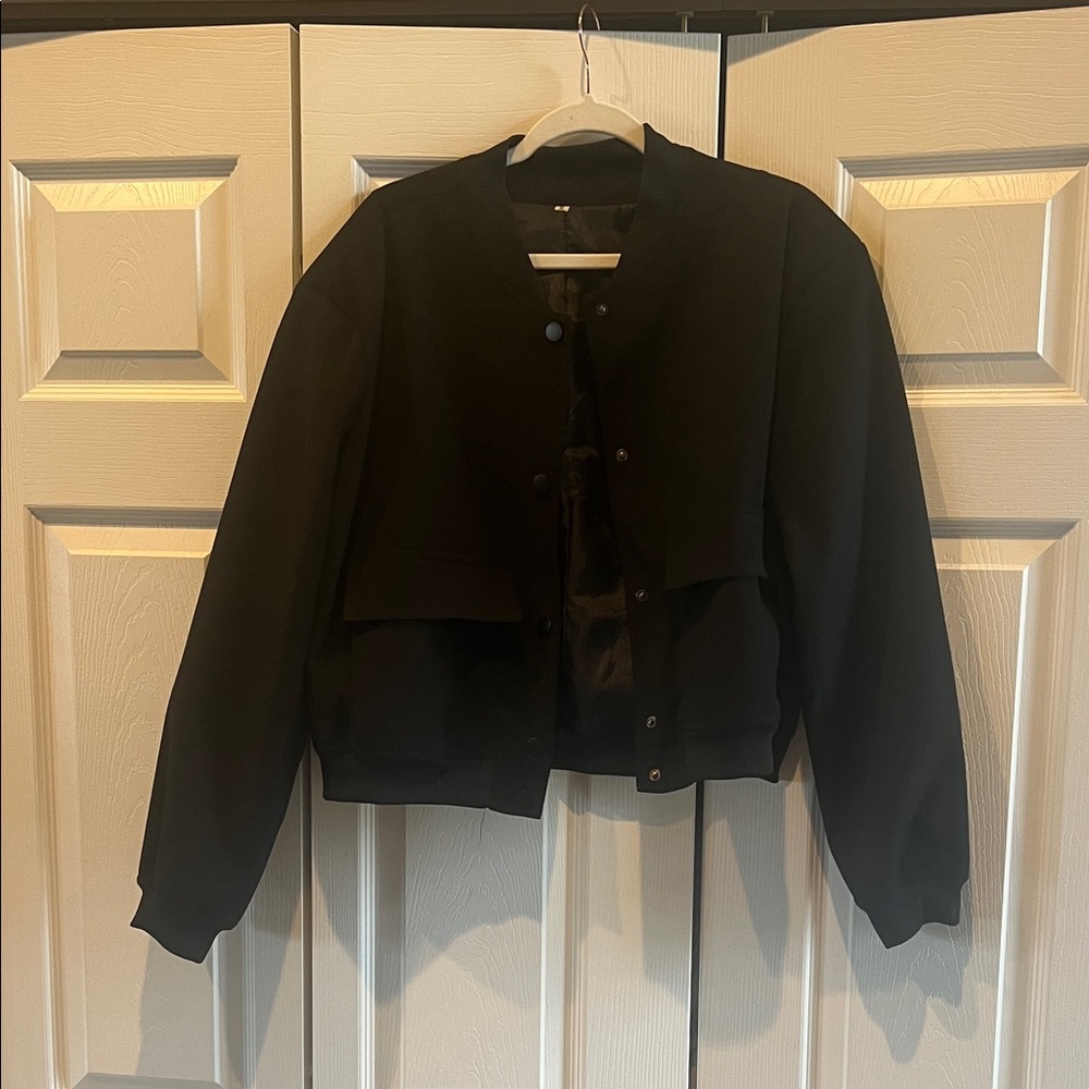 Amazon Black Women's Bomber Jacket